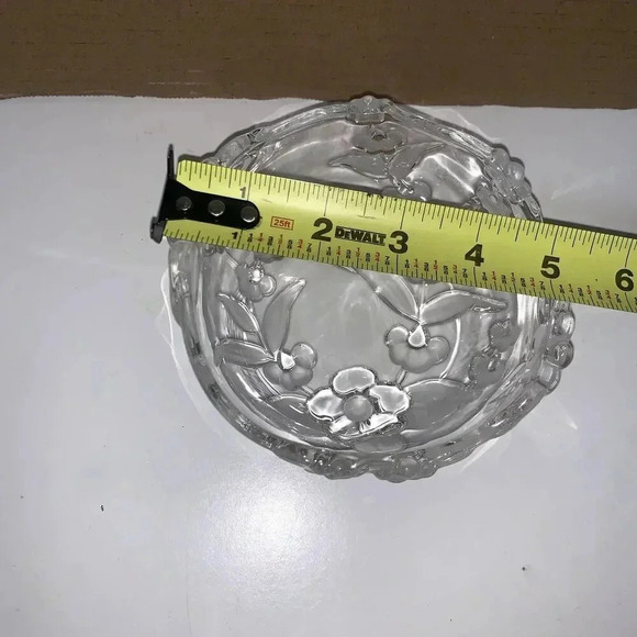 Vintage Mikasa Walther Glass west Germany Crystal 3 inch serving bowl - Picture 8 of 8